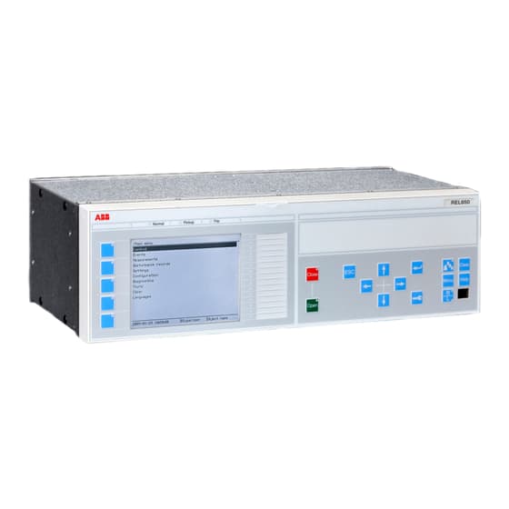 1KHL160055R0001A ABB - REL650
