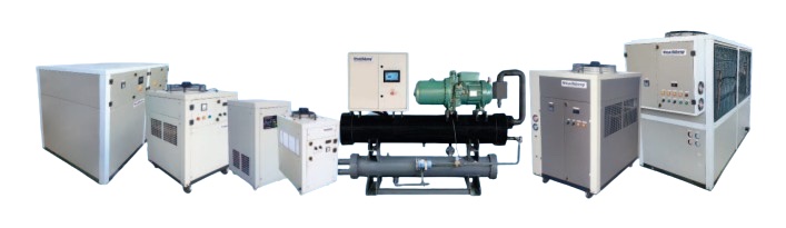 Range of industrial water chillers